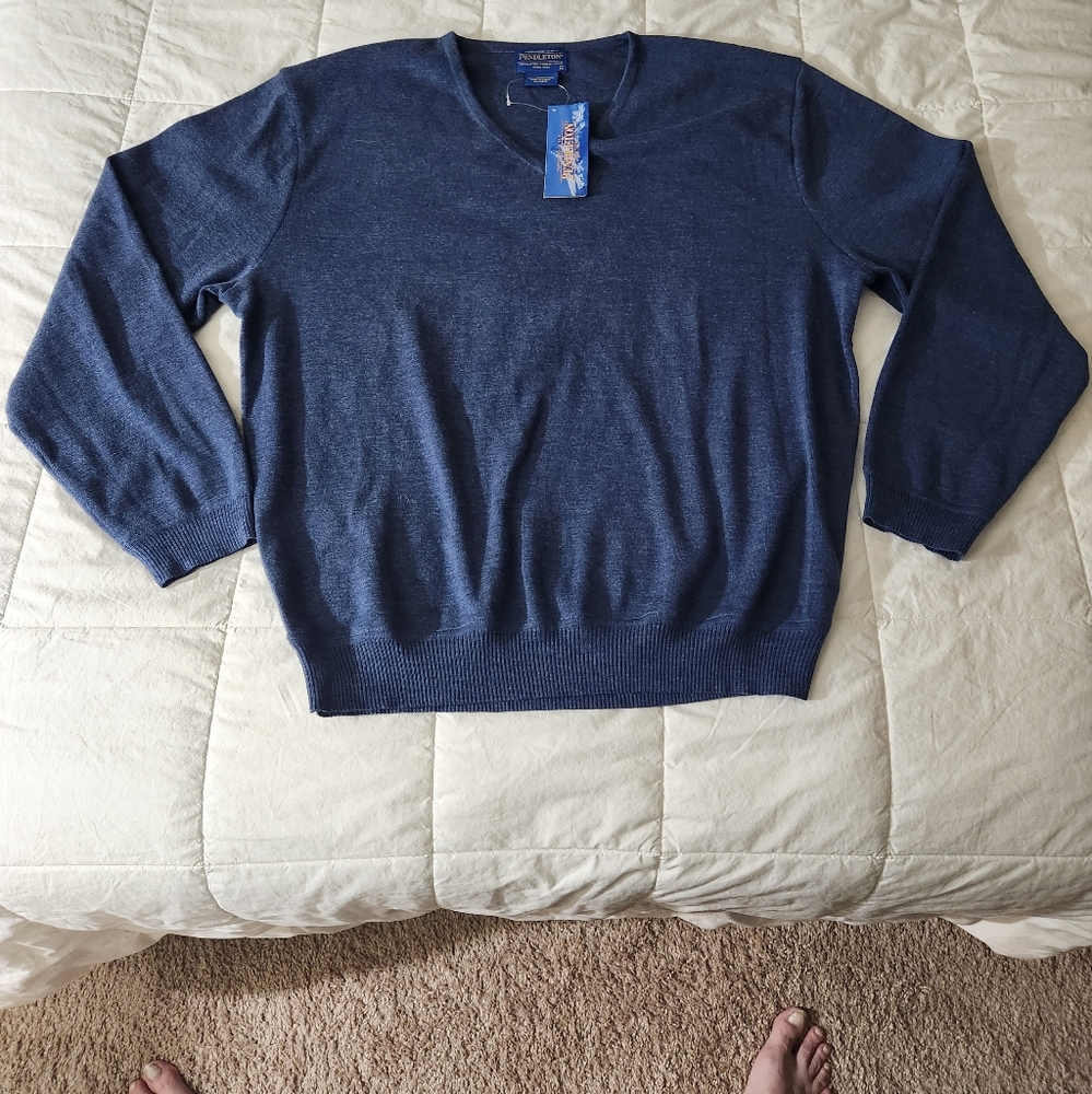 Pendleton V-Neck Sweater - image 1